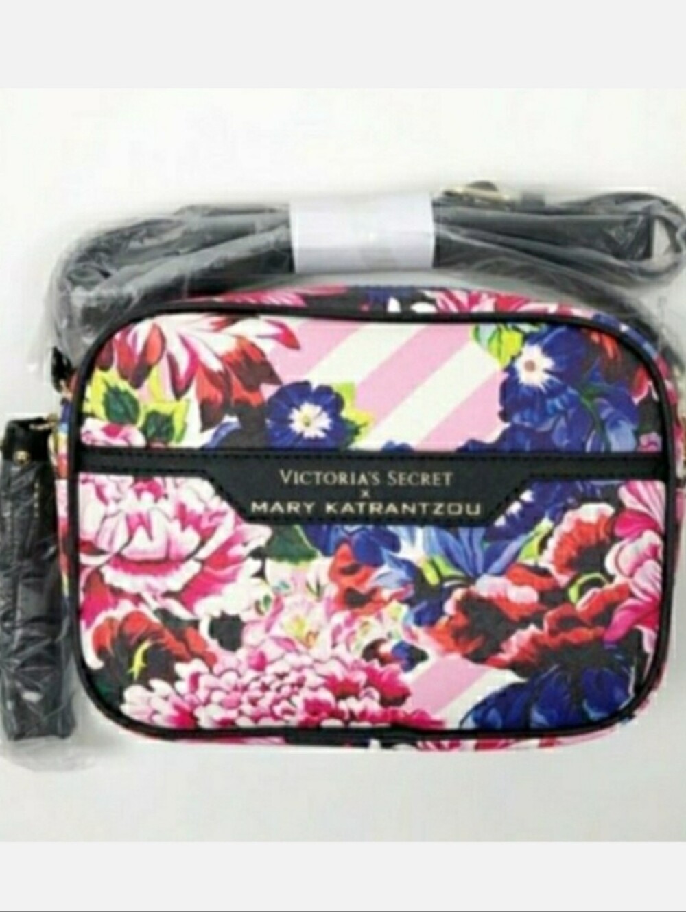 Victoria's Secret Crossbody Bag X Mary Katrantzou Artist NWT 💗 RET $88- - Picture 8 of 10